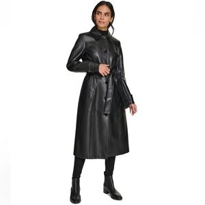 Calvin Klein Collection Black Trench Coat